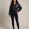 Irine Leather Jacket front view