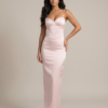 Norah Satin Dress front view