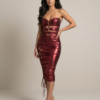 Birdie Leather Dress front view