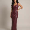 Thisbe Leather Dress front view