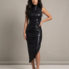 Ondi Leather Dress front view