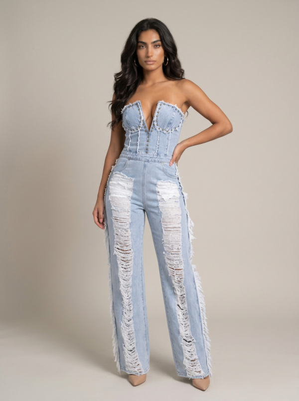 Kehlani Denim Jumpsuit