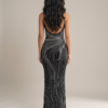 Irie Evening Dress back view