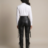 Leta Leather Pants back view