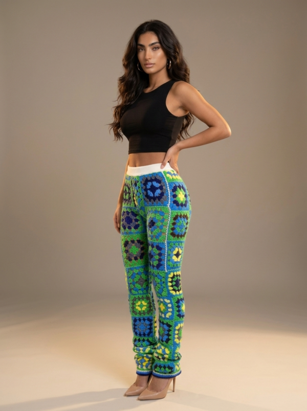 KAIA KNITTED TROUSERS